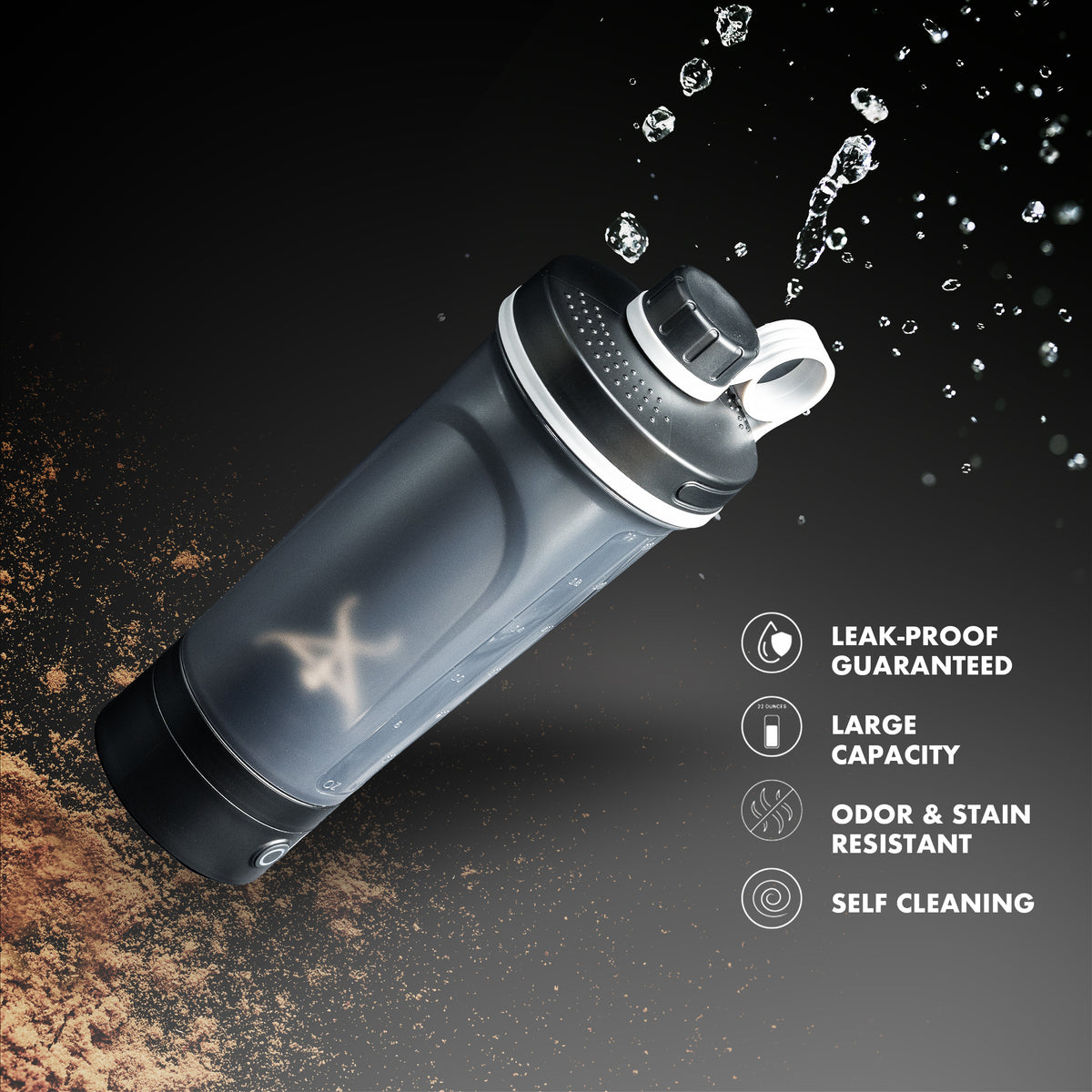 mixmate | 22oz protein electric shaker bottle